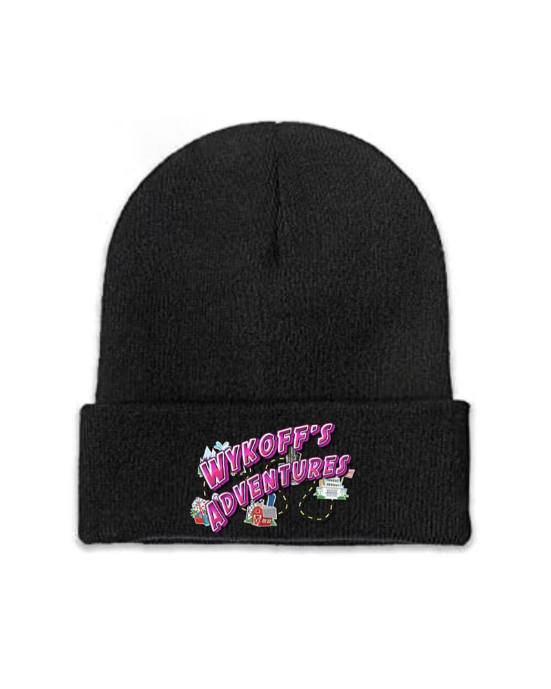 Wykoffs Adventures Black Knit Beanie Hat