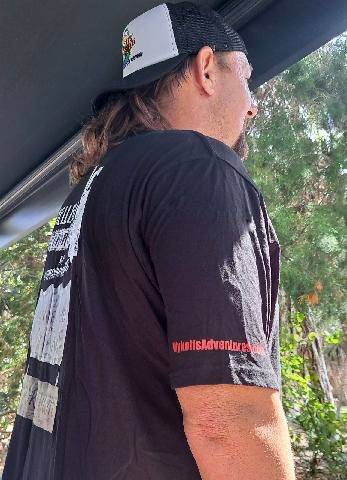 Unisex Black Shirt with Wykoffs Haunted Trail - Image 3