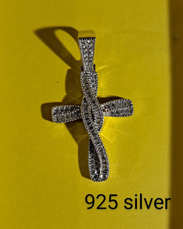 925 Sterling Silver Cross Pendant #30