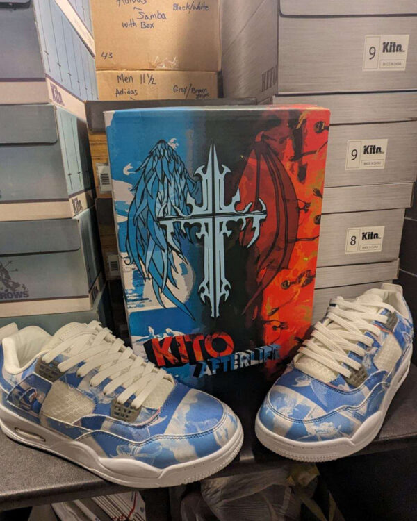 Men's Kito Wares Afterlife Heaven & Hell Shoes (Size 9)