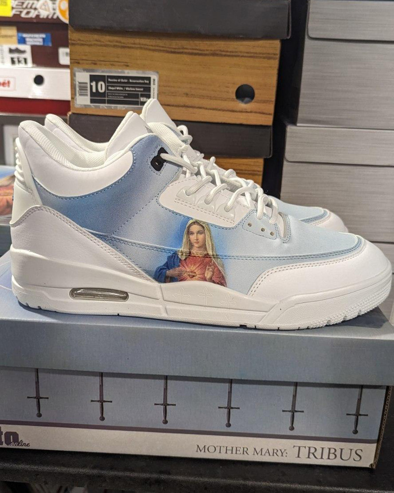 Men's Kito Wares Mother Mary Shoes (Sizes: 9 - 13) - Image 2